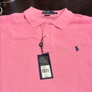 Ralph Lauren Classic Pink Polo Shirt for Men